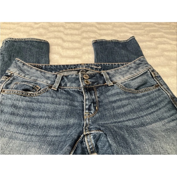 American Eagle Outfitters Women’s Artist Crop Denim Jeans Size 4 - Picture 5 of 10